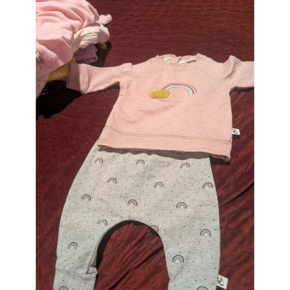 Next Baby Rainbow Outfit Set 3-6 Months - Free Shipping